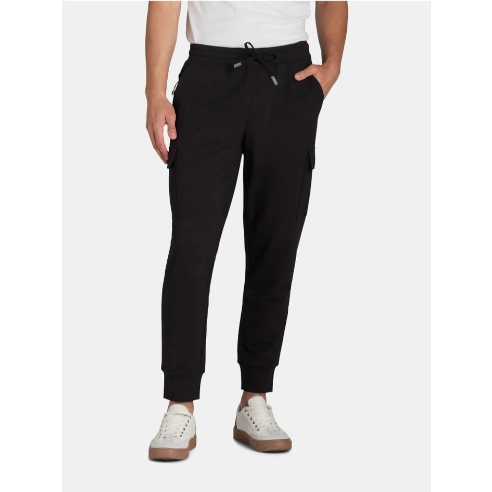 Athletic Works Men's Size M (32-34) French Terry Pants Rich Black NWT